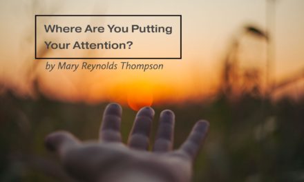 Where Are You Putting Your Attention? – by Mary Reynolds Thompson